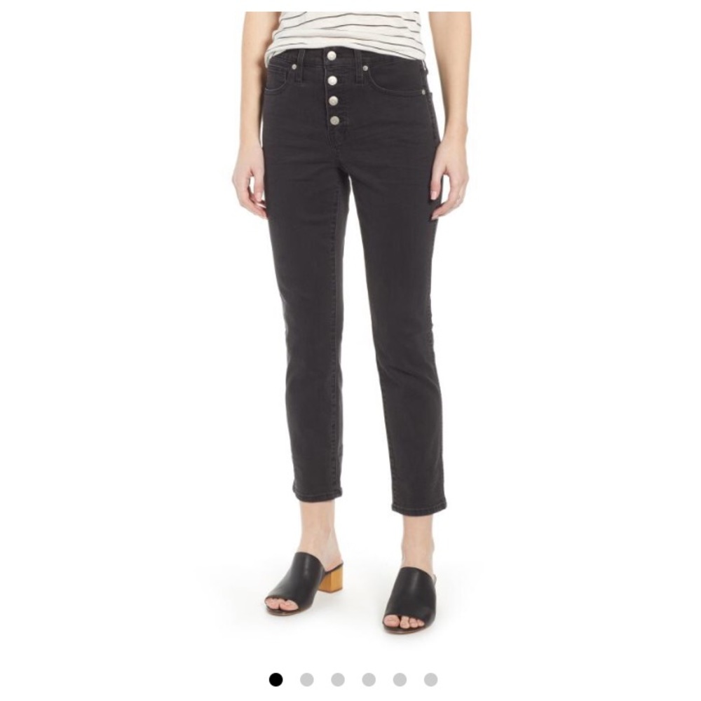 Slim straight madewell jeans worn once